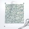 Calm Botanical Tranquil Flowers Serene Leaves Blue Gray Vine Wildflowers Floral Custom Printed Fabric by Spoonflower Various Fabrics by the Yard or Fat Quarter